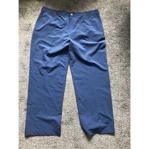 New SHORT PAR4 Men's Blue Polyester‎ Blend Golf Stretch Pants Size 40x30 NWOT